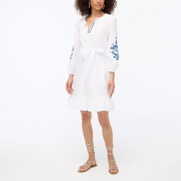 J Crew Long Sleeve Mini Dress - Picture 1 of 5